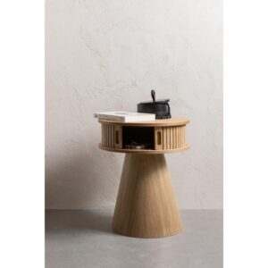 Nachttisch Karri Holz Holzwerkstoff, Holz Livetastic Möbel > Kommoden & Schubladenschränke > Nachttische Braun