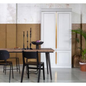 Esstisch Guild Schwarz/Naturfarben B: 220cm Holz, Metall Livetastic Möbel > Tische > Esstische > Esstische Holz Braun