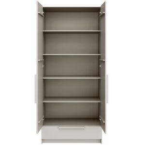 Einlegebodenset Pure 3-tlg. Hellgrau Holz Livetastic Möbel > Schränke > Kleiderschränke Grau