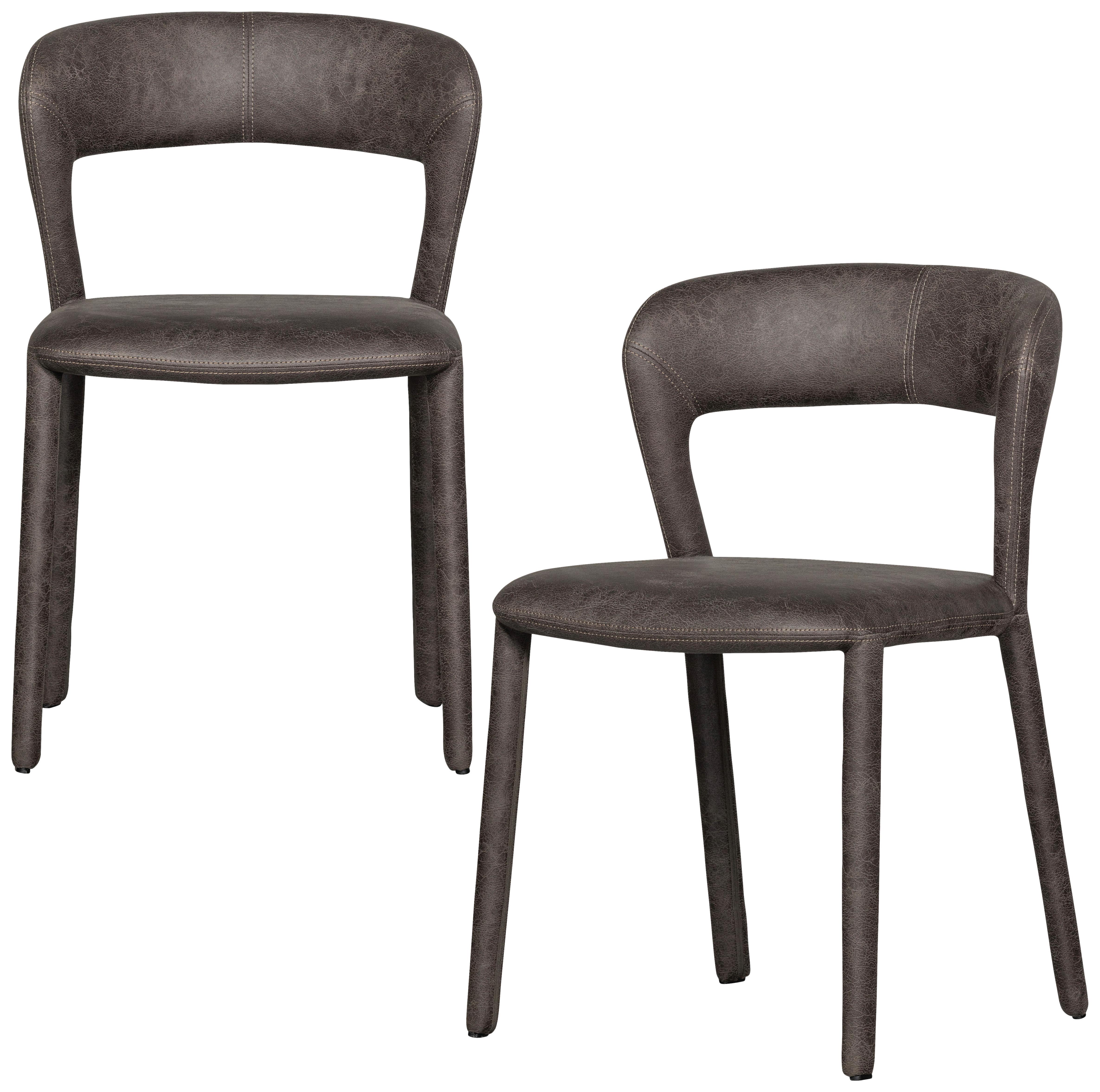 wohnli-moebel-suche-001883044705 Wohnli Möbelsuche - Stuhl-Set Noble Grau/Schwarz B: 51cm