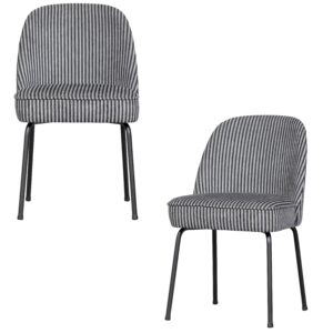 wohnli-moebel-suche-001883046912 Wohnli Möbelsuche - Stuhl-Set Vogue Grau/Schwarz B: 50cm