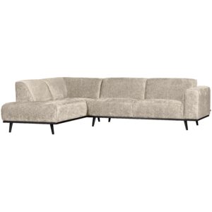 Ecksofa Statement Naturfarben S: 210x274cm Textil Livetastic Möbel > Sofas & Couches > Wohnlandschaften > Ecksofas > XXL Ecksofas Braun