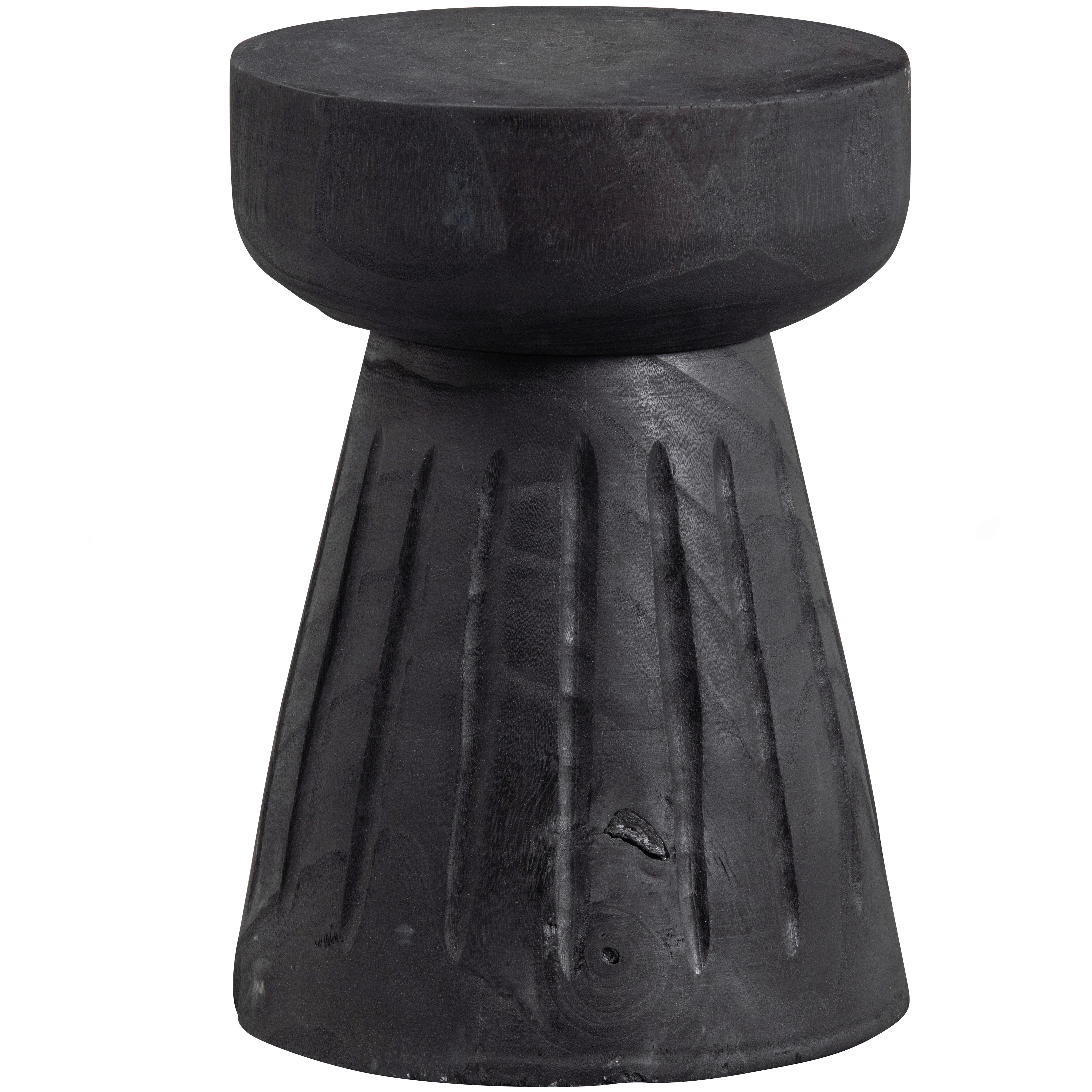 Wohnli Möbelsuche - Hocker Borre Schwarz B: 28 cm