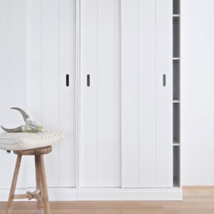 Schrank Row Weiß Holz MID.YOU Möbel > Schränke Weiß