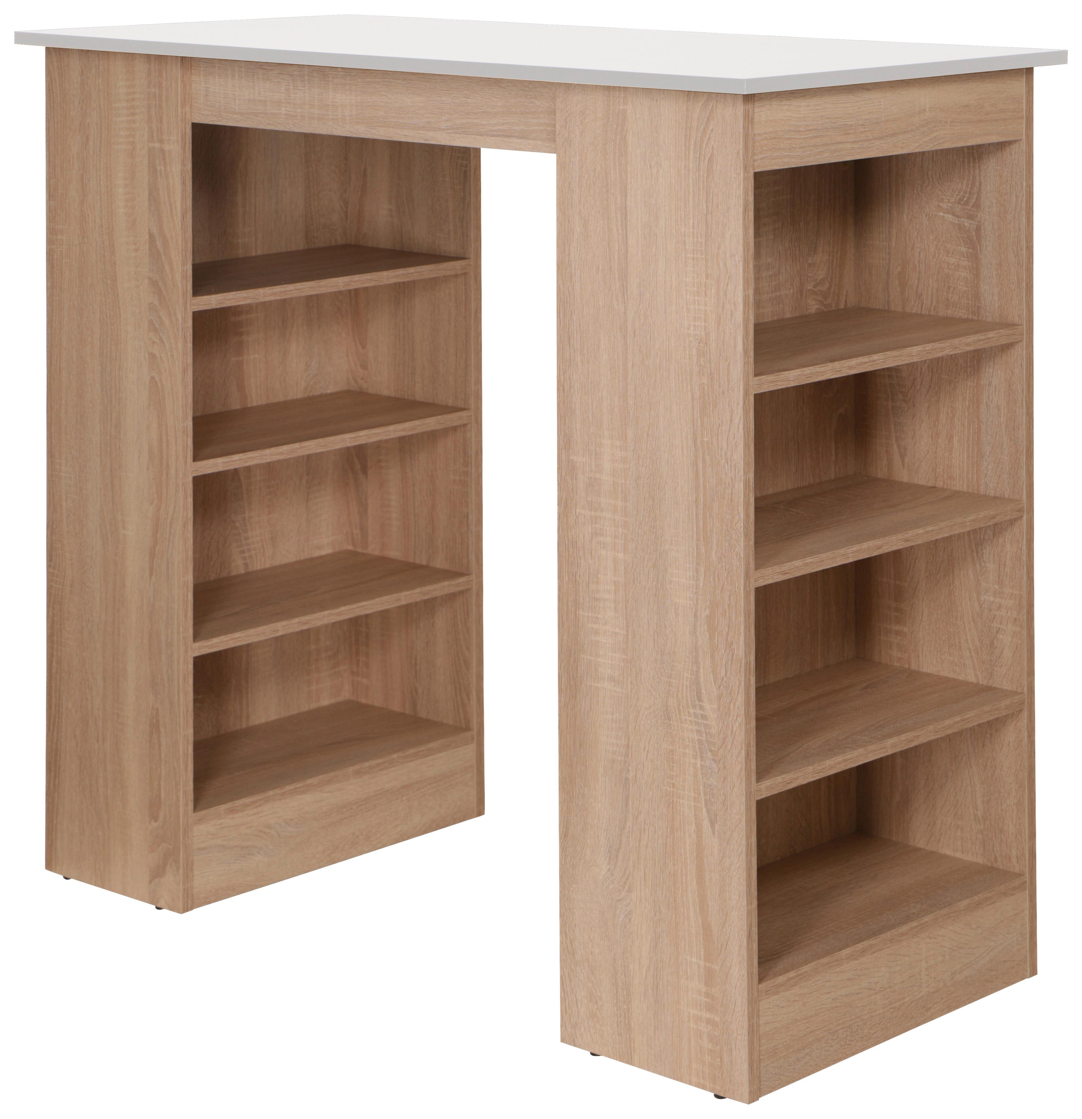 wohnli-moebel-suche-001899043303 Wohnli Möbelsuche - Bartisch Merle Weiß/Eichefarben