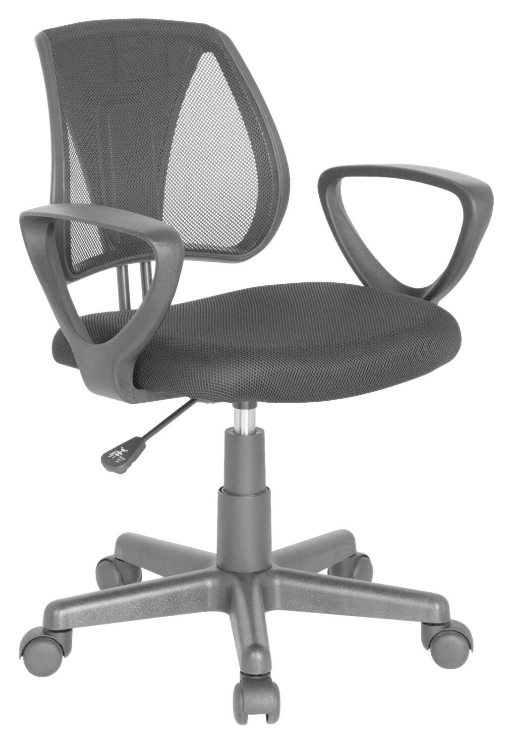 Wohnli Möbelsuche - Jugenddrehstuhl Kiddy CD ca. 58x75-92x45 cm Schwarz