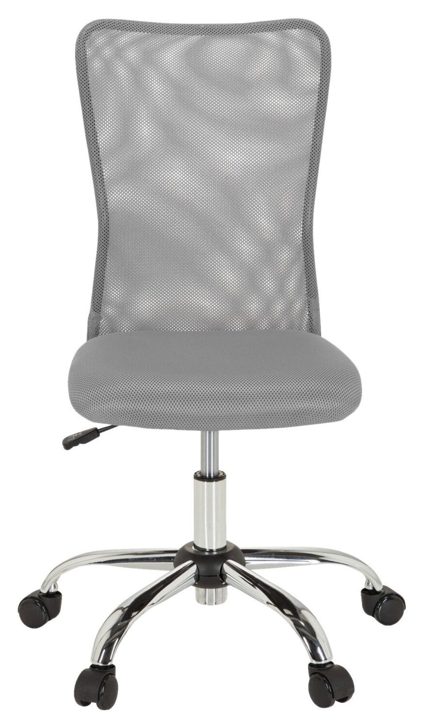 Jugenddrehstuhl Kiddy Net ca. 54x88-98x54 cm Grau Kunststoff MID.YOU Möbel > Stühle > Bürostühle > Bürodrehstuhl Grau