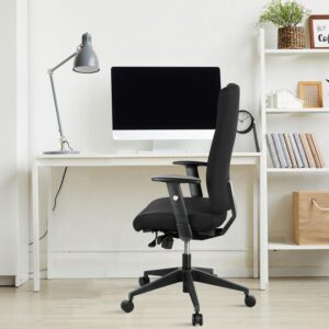 Drehstuhl Pro-Tec 300 Schwarz Kunststoff, Textil MID.YOU Wohnzimmermöbel Schwarz