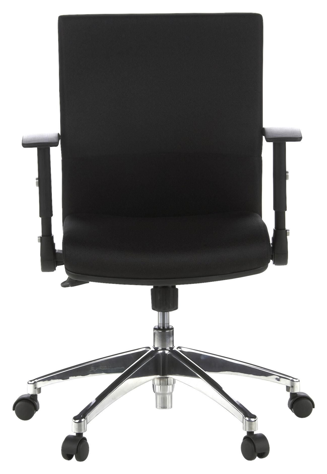 Drehstuhl Laguna Pro Schwarz ca. 56x103x43cm Kunststoff, Textil MID.YOU Wohnzimmermöbel Schwarz