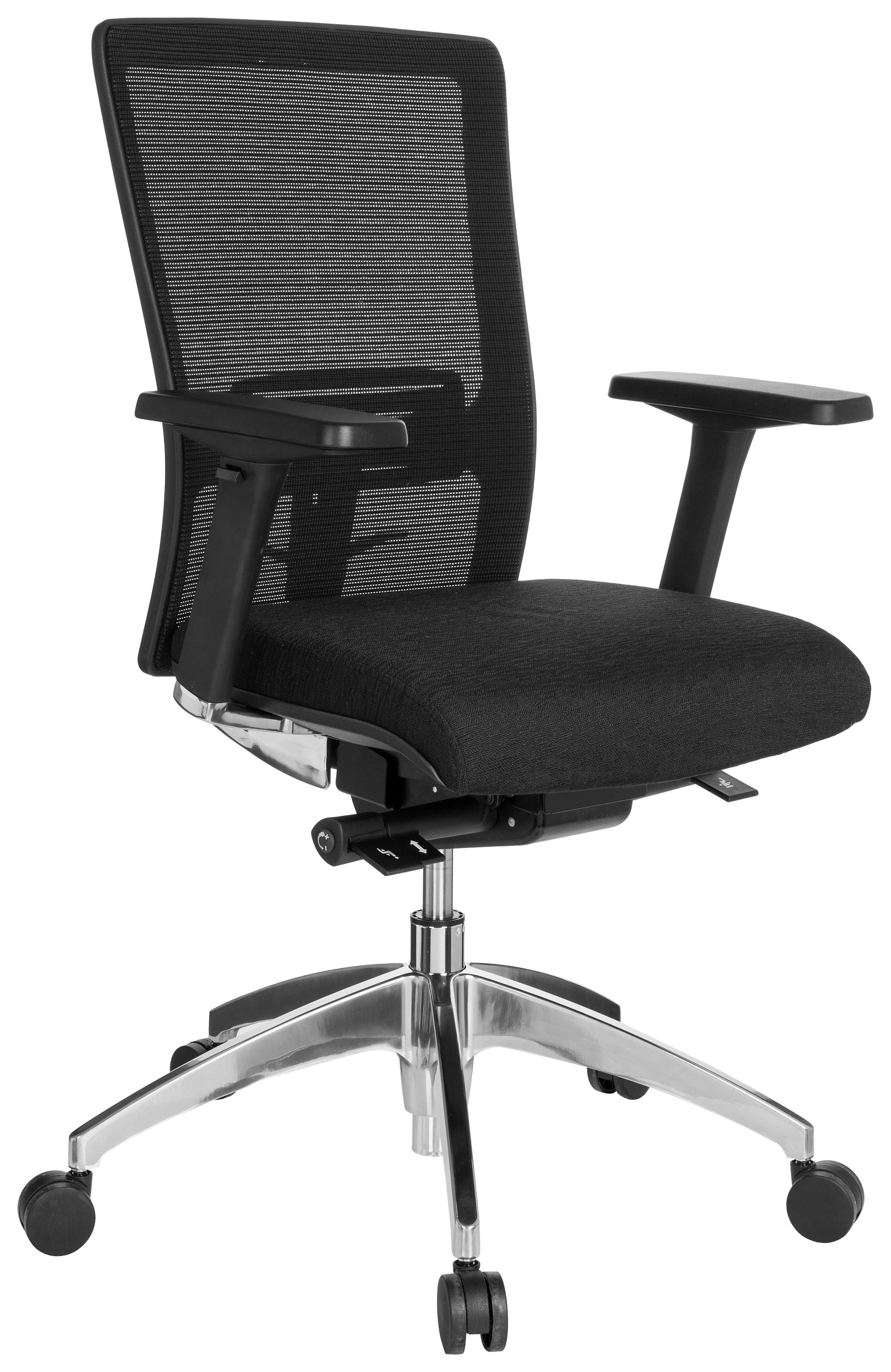 Wohnli Möbelsuche - Drehstuhl Astra Base Schwarz ca. 57x113x52cm