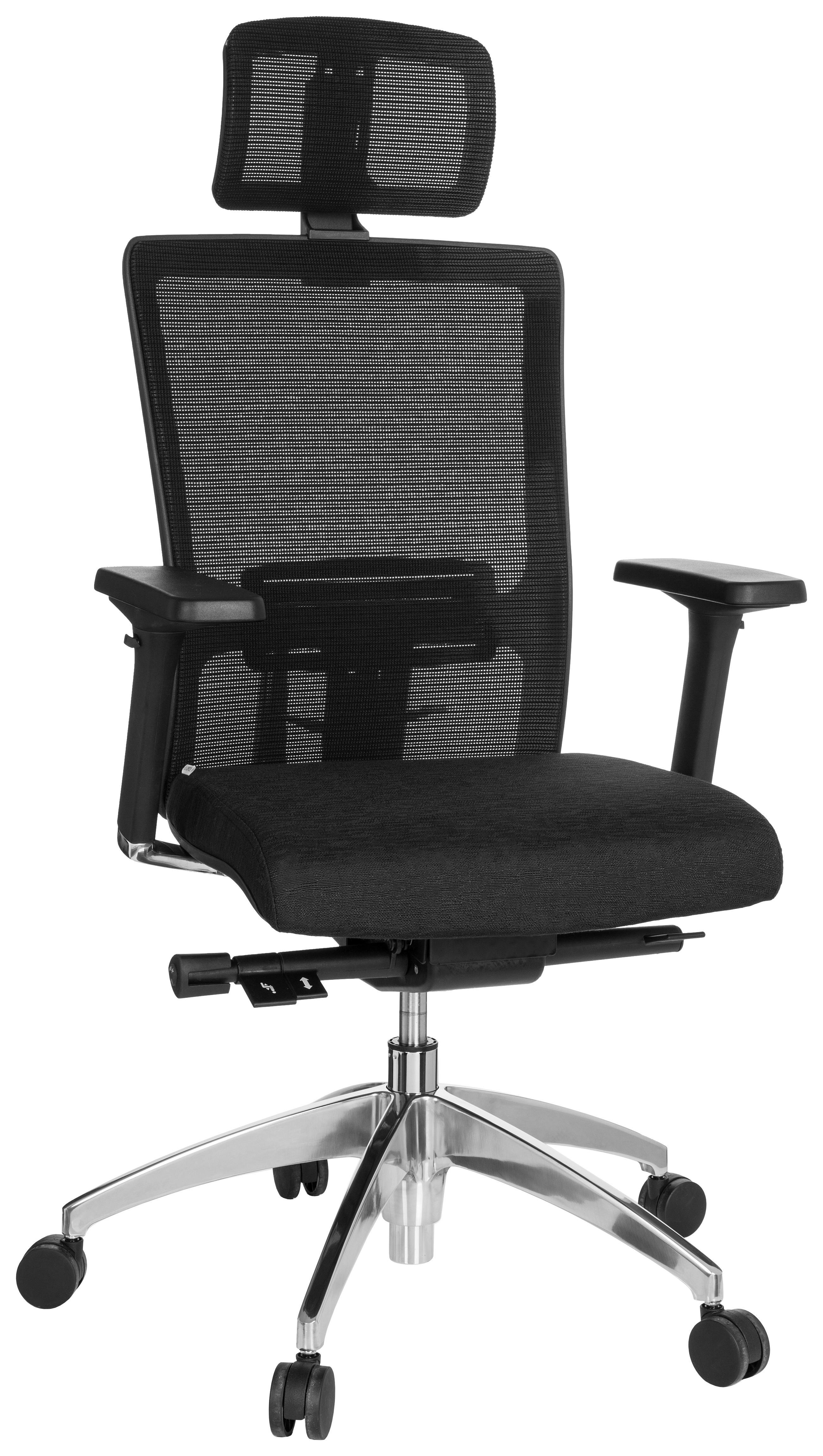 Wohnli Möbelsuche - Drehstuhl Astra Lux Schwarz ca. 57x138x52cm