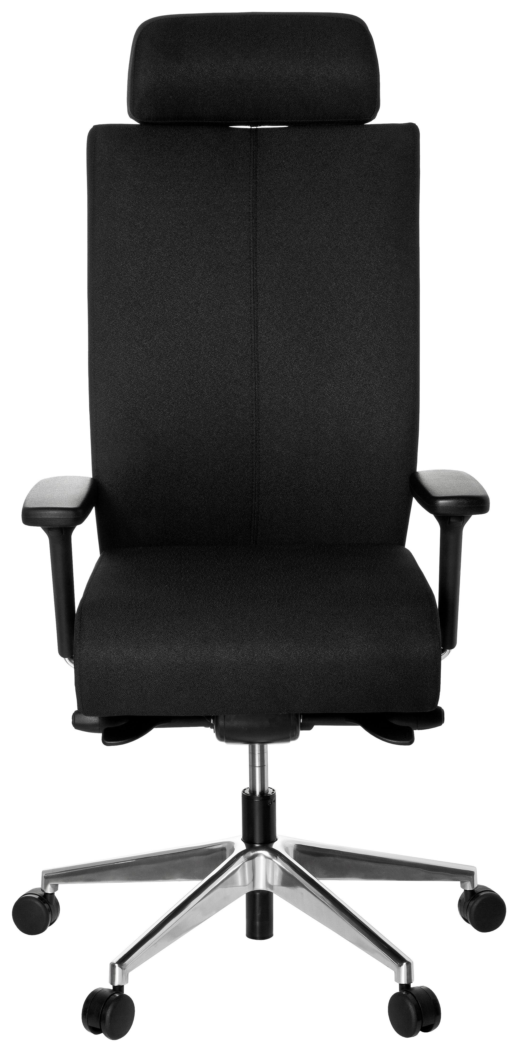 Drehstuhl Pro-Tec XXL Schwarz Kunststoff, Textil MID.YOU Wohnzimmermöbel Schwarz