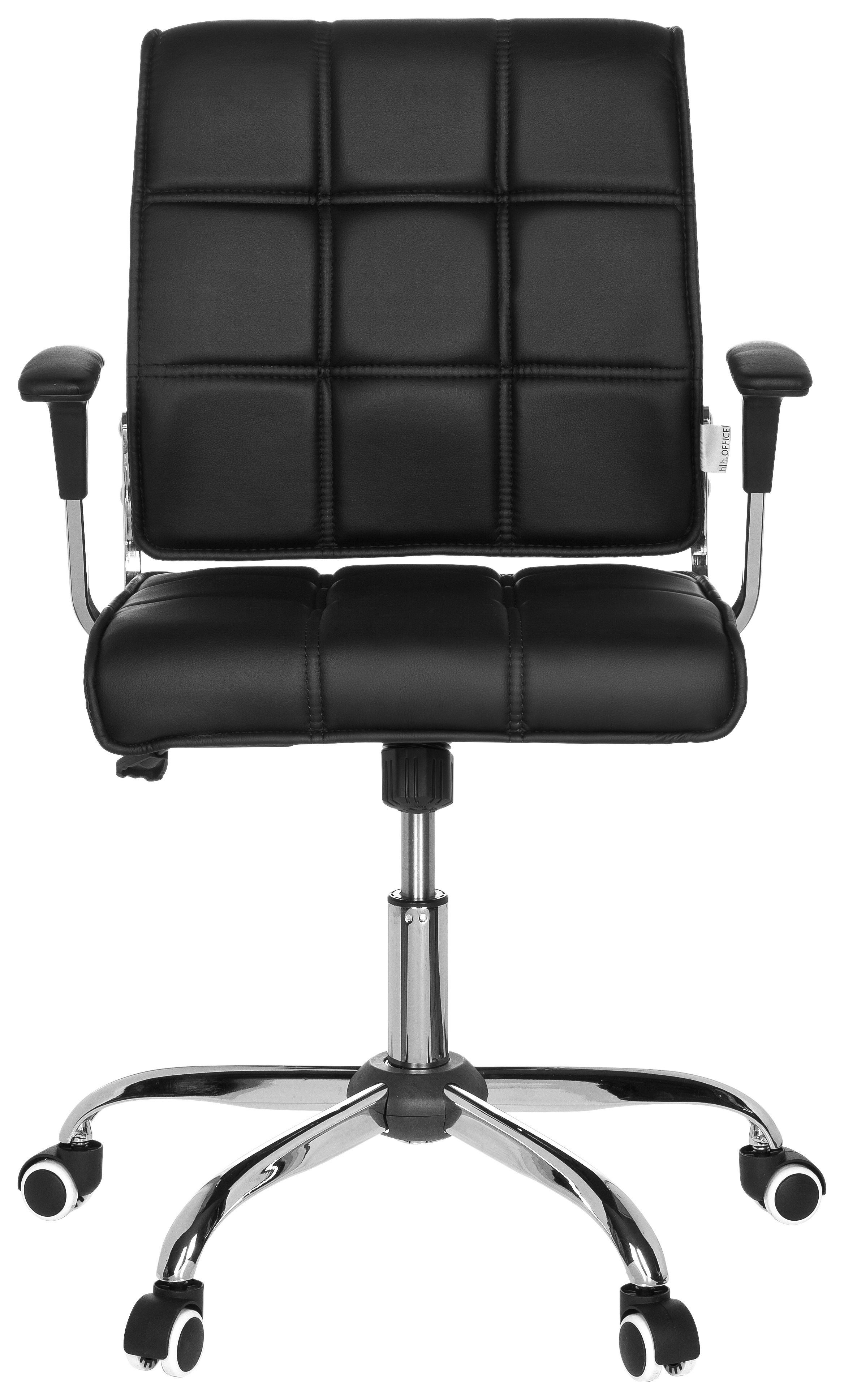 Drehstuhl Ernesto Schwarz Metall, Kunststoff, Textil MID.YOU Wohnzimmermöbel Schwarz