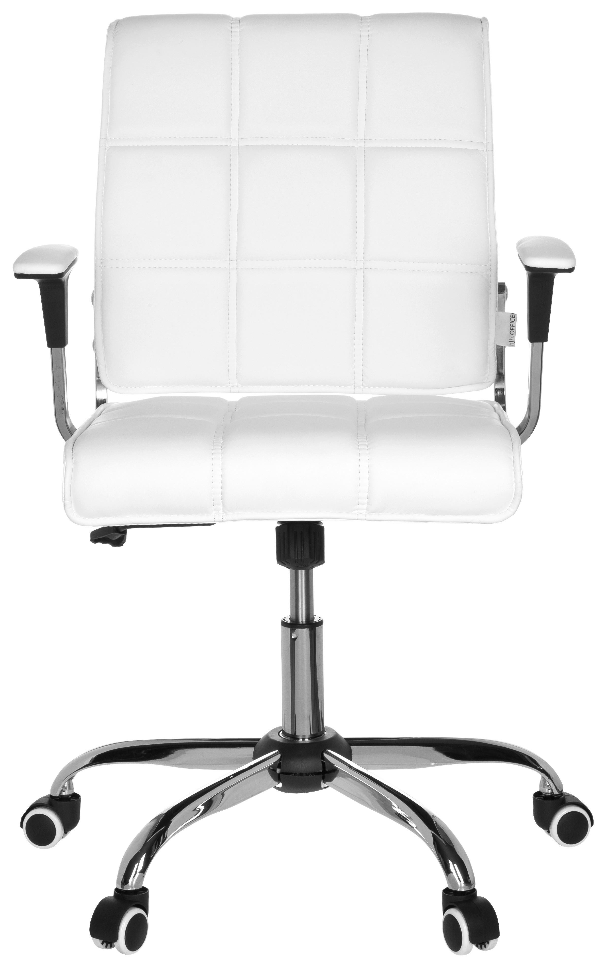 Drehstuhl Ernesto Weiß Metall, Kunststoff, Textil MID.YOU Wohnzimmermöbel Weiß