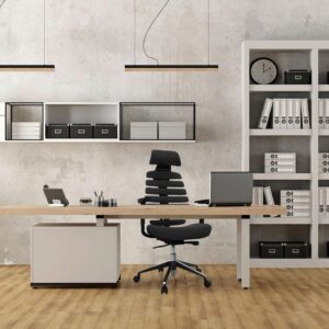 Drehstuhl Ergo Line II Pro Schwarz ca. 65x131x53cm Kunststoff, Textil MID.YOU Möbel > Stühle > Bürostühle > Bürostühle ergonomisch Schwarz
