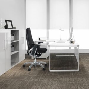 Drehstuhl Genidia Alufarben/Schwarz Kunststoff, Textil MID.YOU Möbel > Stühle > Bürostühle > Bürostühle ergonomisch Schwarz