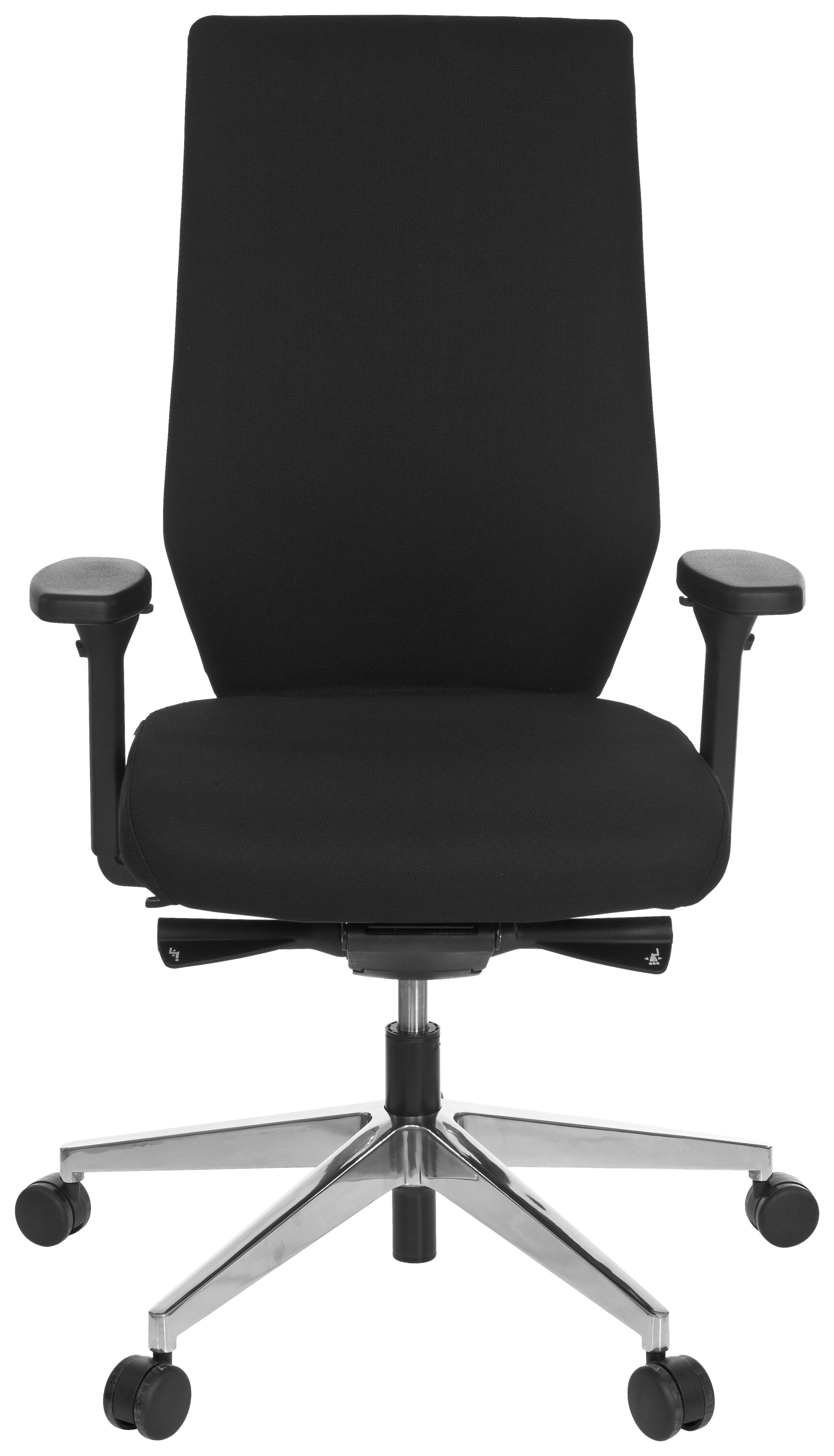 Drehstuhl Pro-Tec 700 Schwarz Kunststoff, Textil MID.YOU Möbel > Stühle > Bürostühle > Bürostühle ergonomisch Schwarz