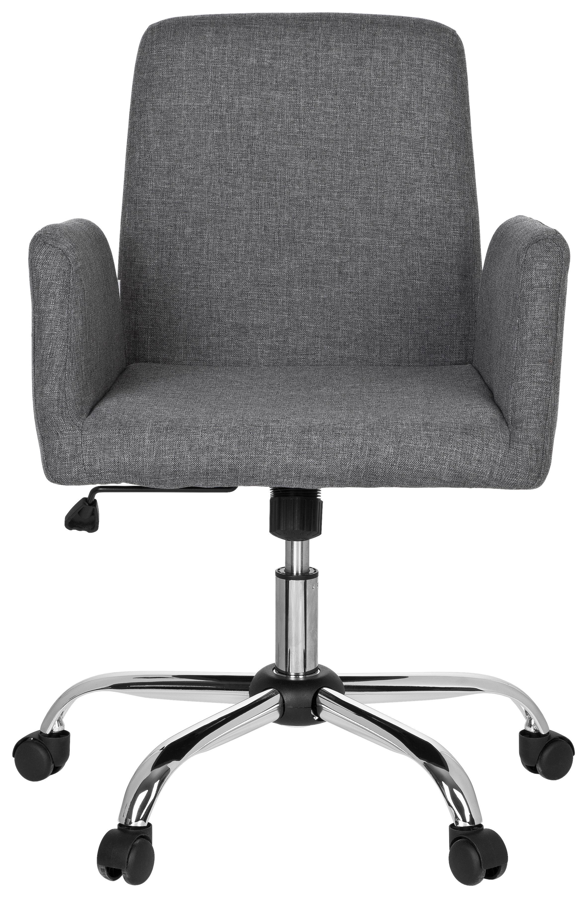 Drehstuhl Flow Grau Kunststoff MID.YOU Wohnzimmermöbel Grau