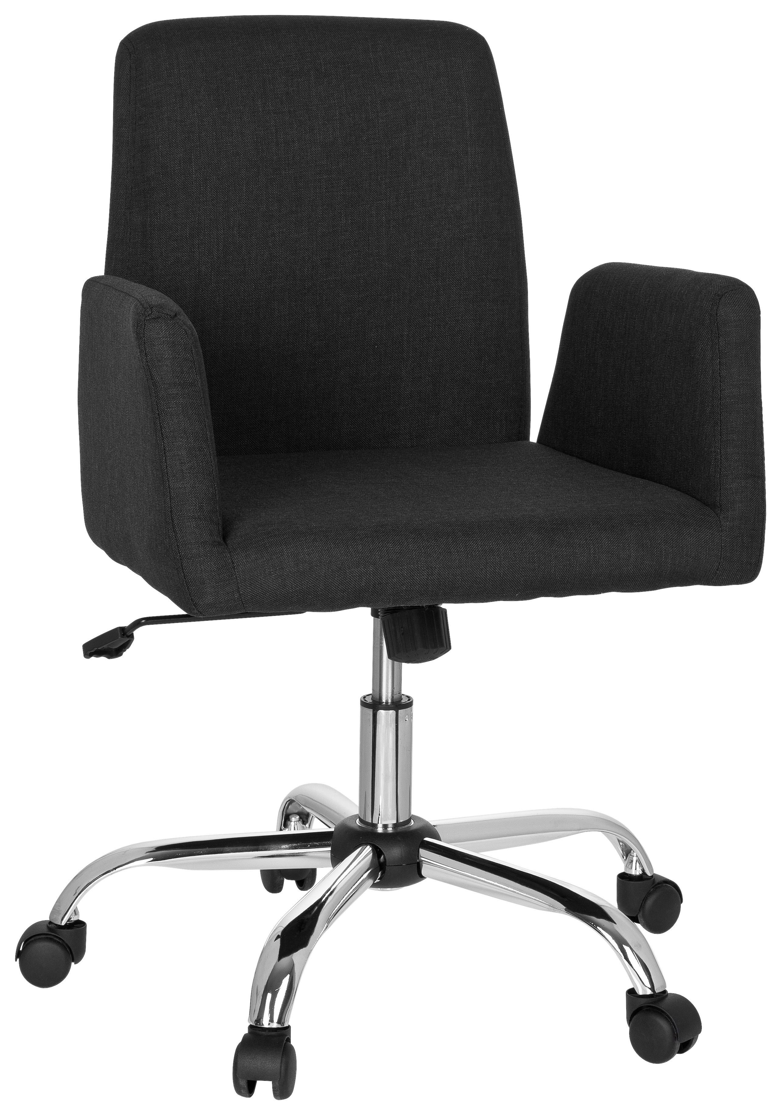 Wohnli Möbelsuche - Drehstuhl Flow Schwarz ca. 54x95x44cm