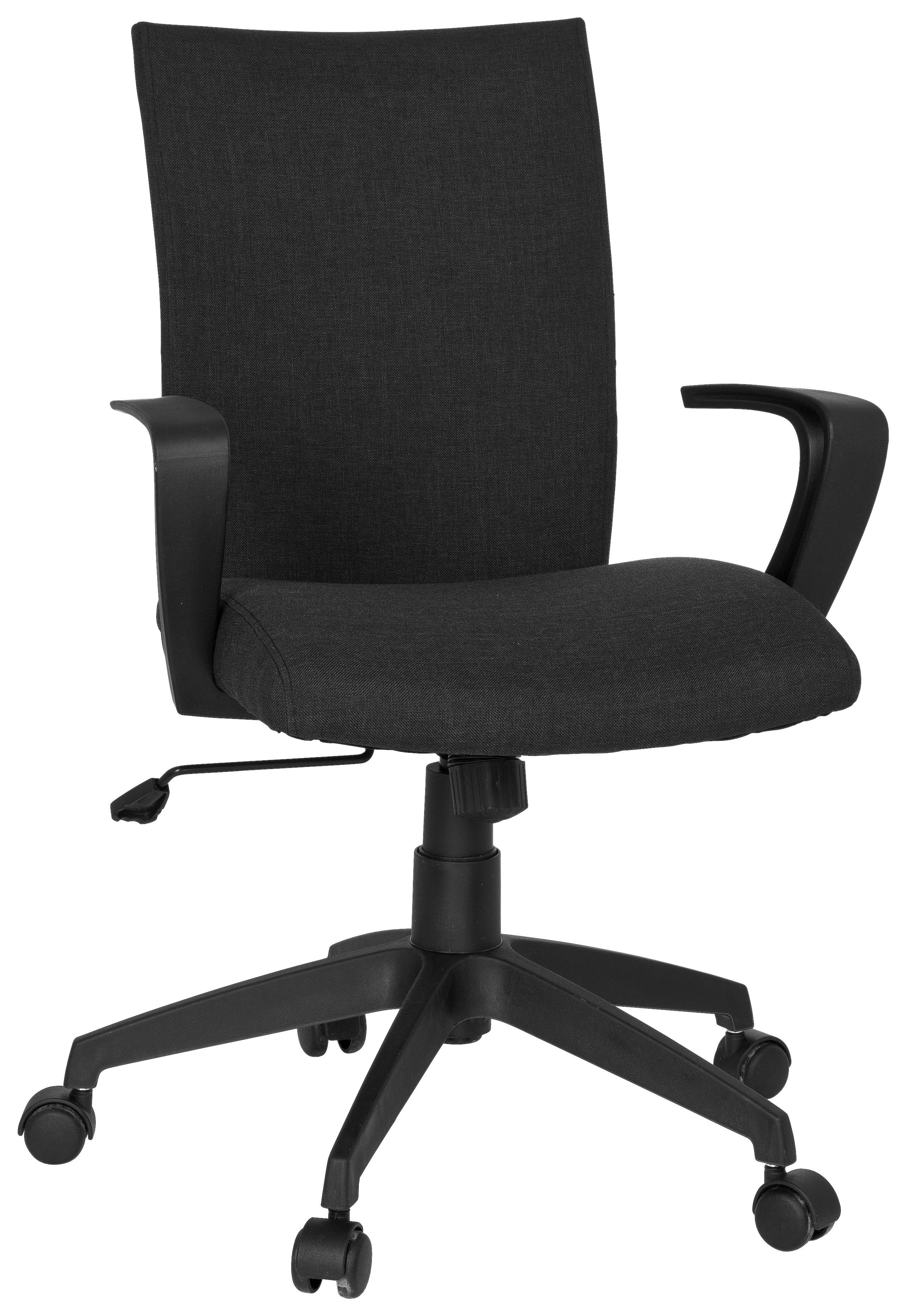 Wohnli Möbelsuche - Drehstuhl Soft Schwarz ca. 54x104x44cm