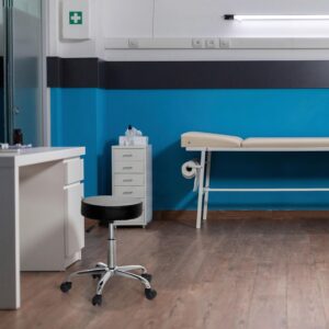 Bürohocker Operator II Chromfarben/Schwarz Textil MID.YOU Möbel > Sessel > Hocker Schwarz