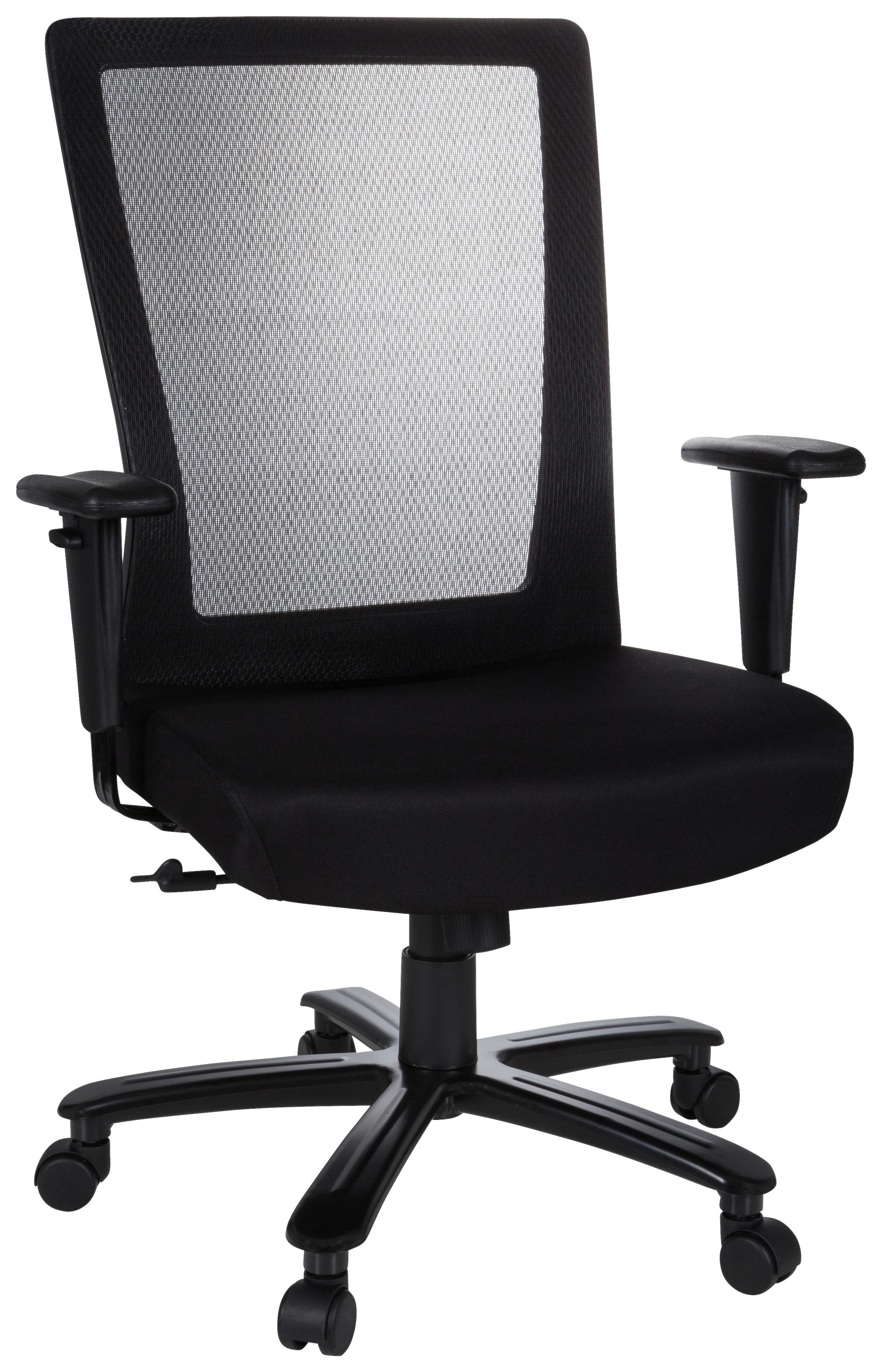 Wohnli Möbelsuche - Drehstuhl XXL Extender Schwarz