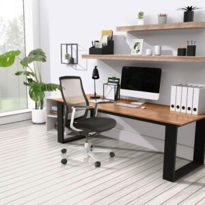 wohnli-moebel-suche-001918024201-1 Drehstuhl Fountaine Pro Schwarz/Silberfarben Kunststoff, Textil MID.YOU Möbel > Stühle > Bürostühle > Bürostühle ergonomisch Schwarz