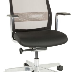 wohnli-moebel-suche-001918024201 Wohnli Möbelsuche - Drehstuhl Fountaine Pro Schwarz/Silberfarben