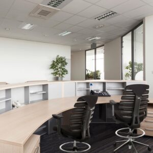 Drehstuhl Ergo Line II Work Schwarz Kunststoff, Textil MID.YOU Wohnzimmermöbel Schwarz