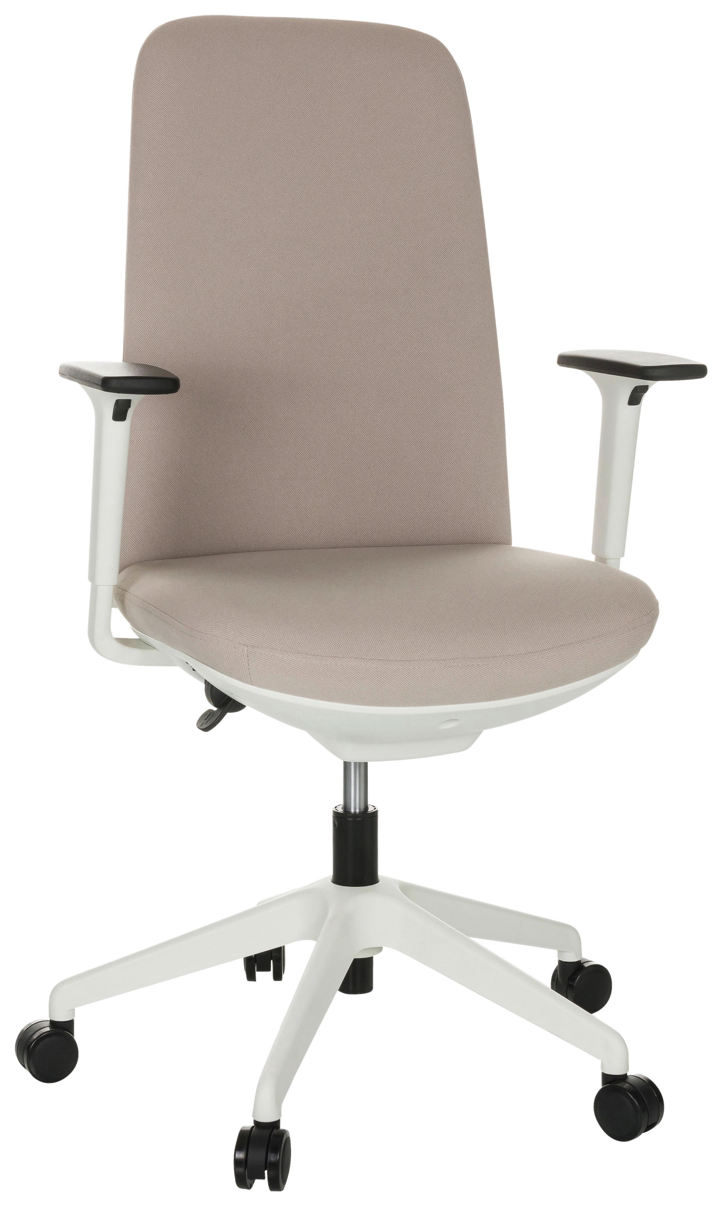 Wohnli Möbelsuche - Drehstuhl Nestora Beige/Weiß