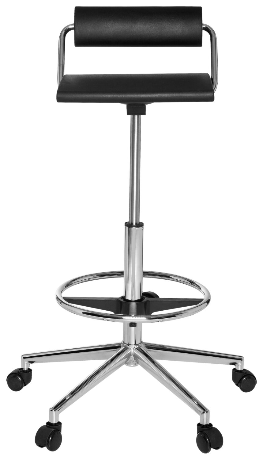 Bürohocker Top Work 28 Schwarz Metall, Kunststoff MID.YOU Möbel > Sessel > Hocker Schwarz