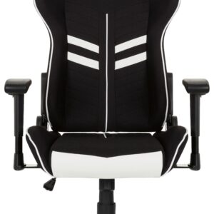 Gamingstuhl League Pro I Schwarz/Weiß Kunststoff, Textil MID.YOU Möbel > Stühle > Bürostühle > Bürostühle ergonomisch Schwarz