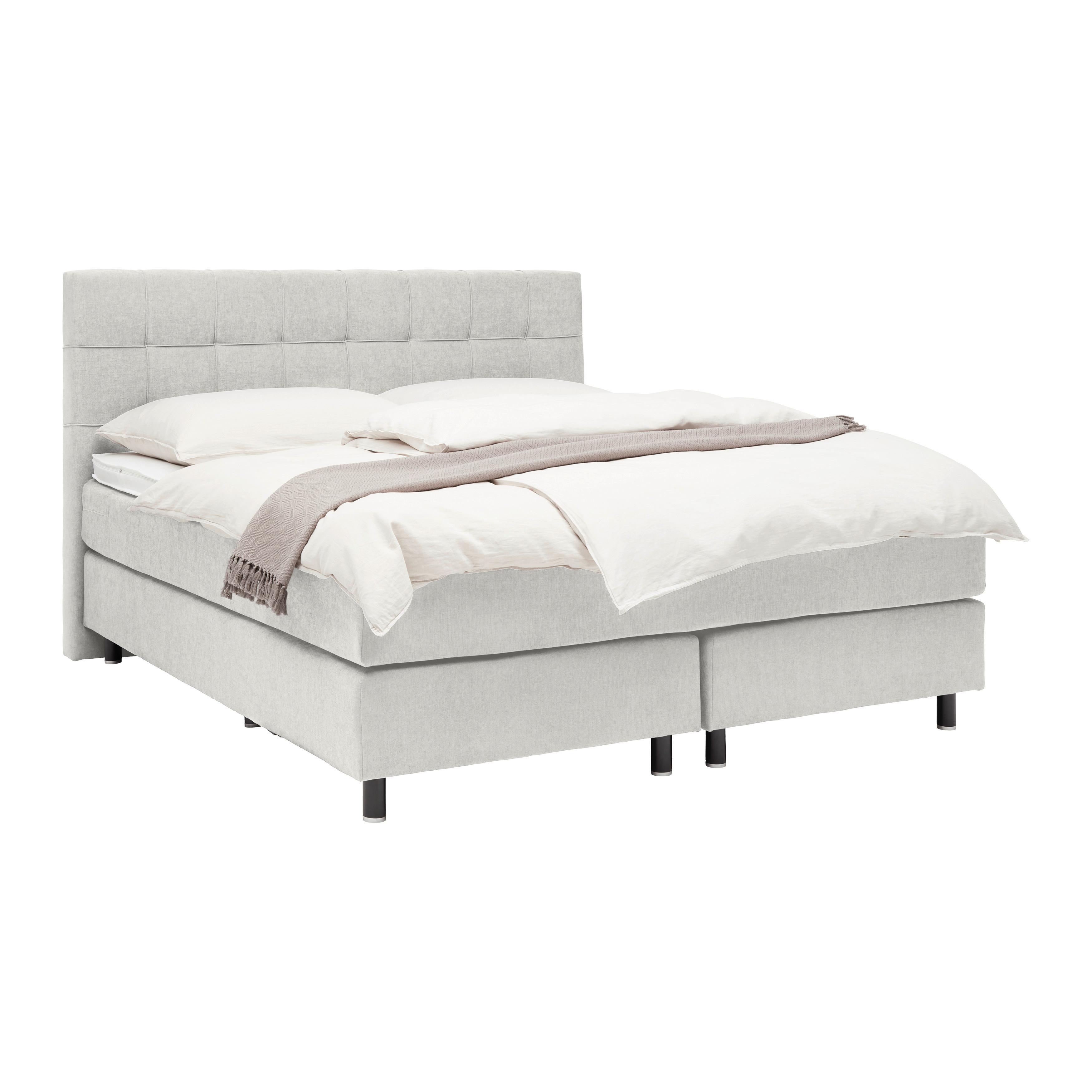 wohnli-moebel-suche-001933005020 Wohnli Möbelsuche - Boxspringbett Primo Hellgrau ca. 160x200cm