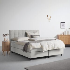 wohnli-moebel-suche-001933005023-1 Boxspringbett Primo Grau ca. 180x200cm Holzwerkstoff Premium Living Möbel > Betten > Doppelbetten Grau