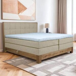 wohnli-moebel-suche-001933005509-1 Boxspringbett Cloud Beige ca. 180x200cm Textil, Holzwerkstoff Premium Living Möbel > Betten > Doppelbetten Beige