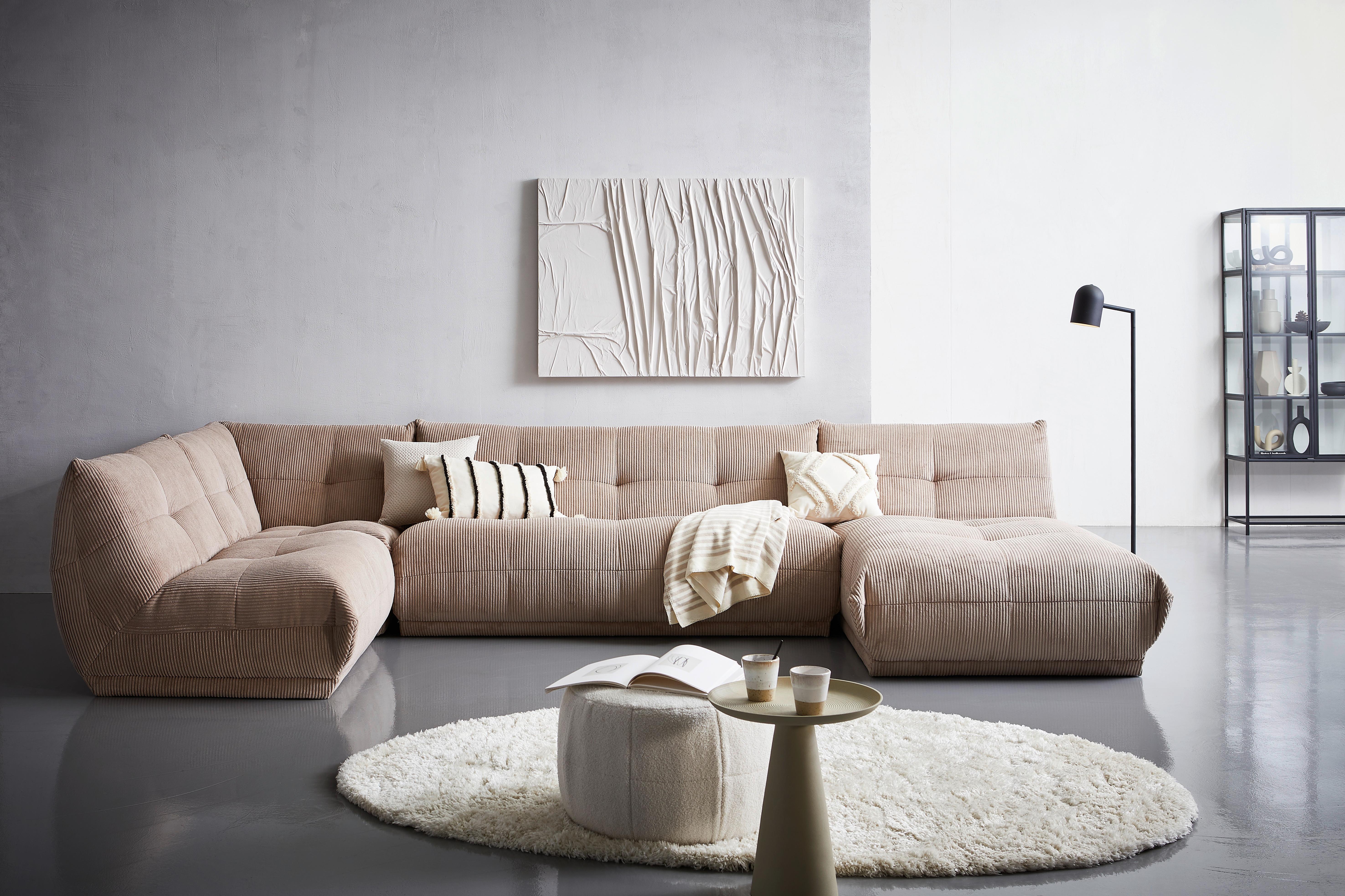Modul Sofa Giselle Ottomane Taupe Textil Livetastic Möbel > Sofas & Couches > Sofas Taupe