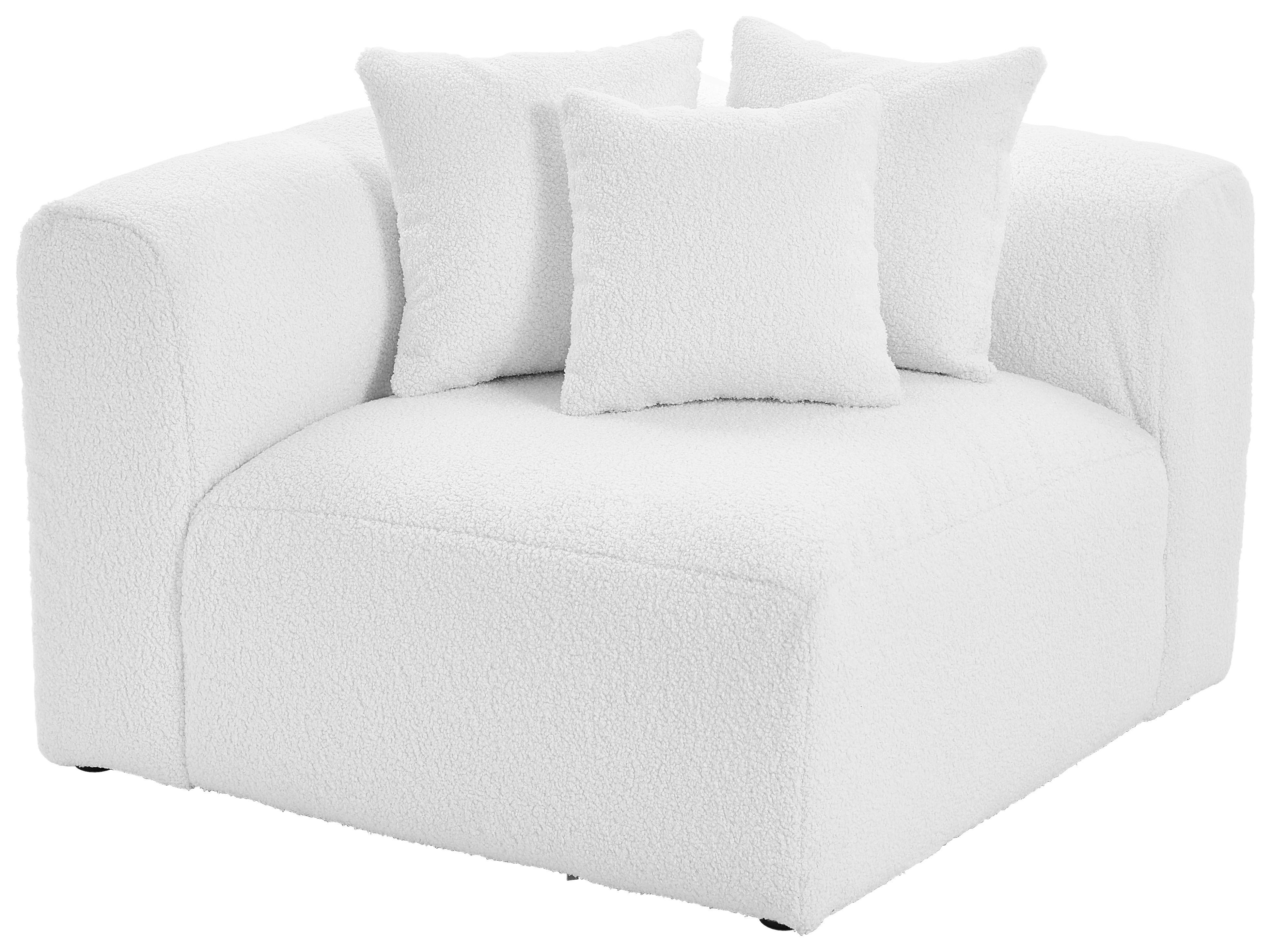 Wohnli Möbelsuche - Modul Sofaelement Bloom Ecke Weiß