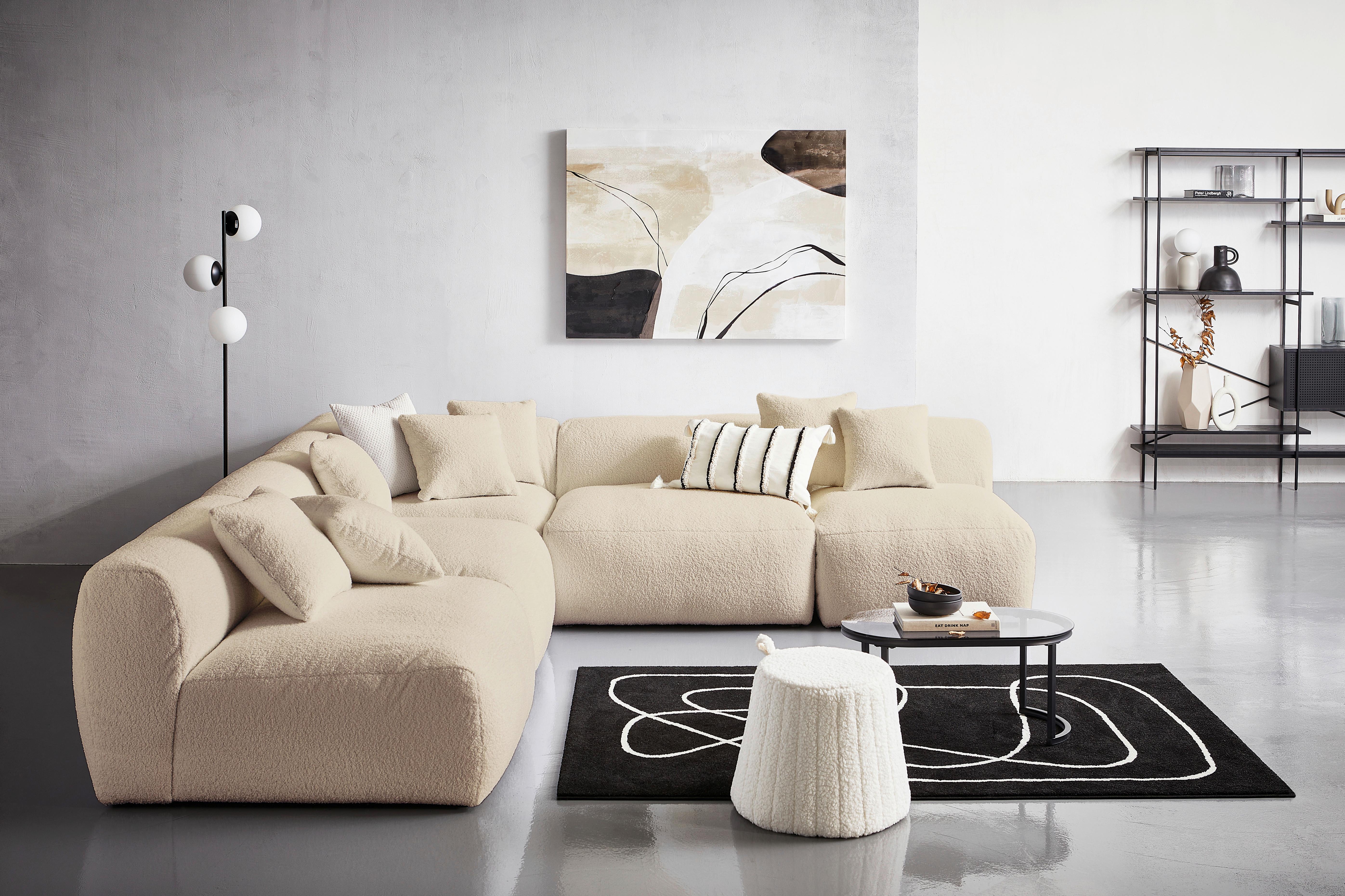 Modul Sofaelement Bloom Beige Textil Livetastic Möbel > Sofas & Couches > Sofas Beige