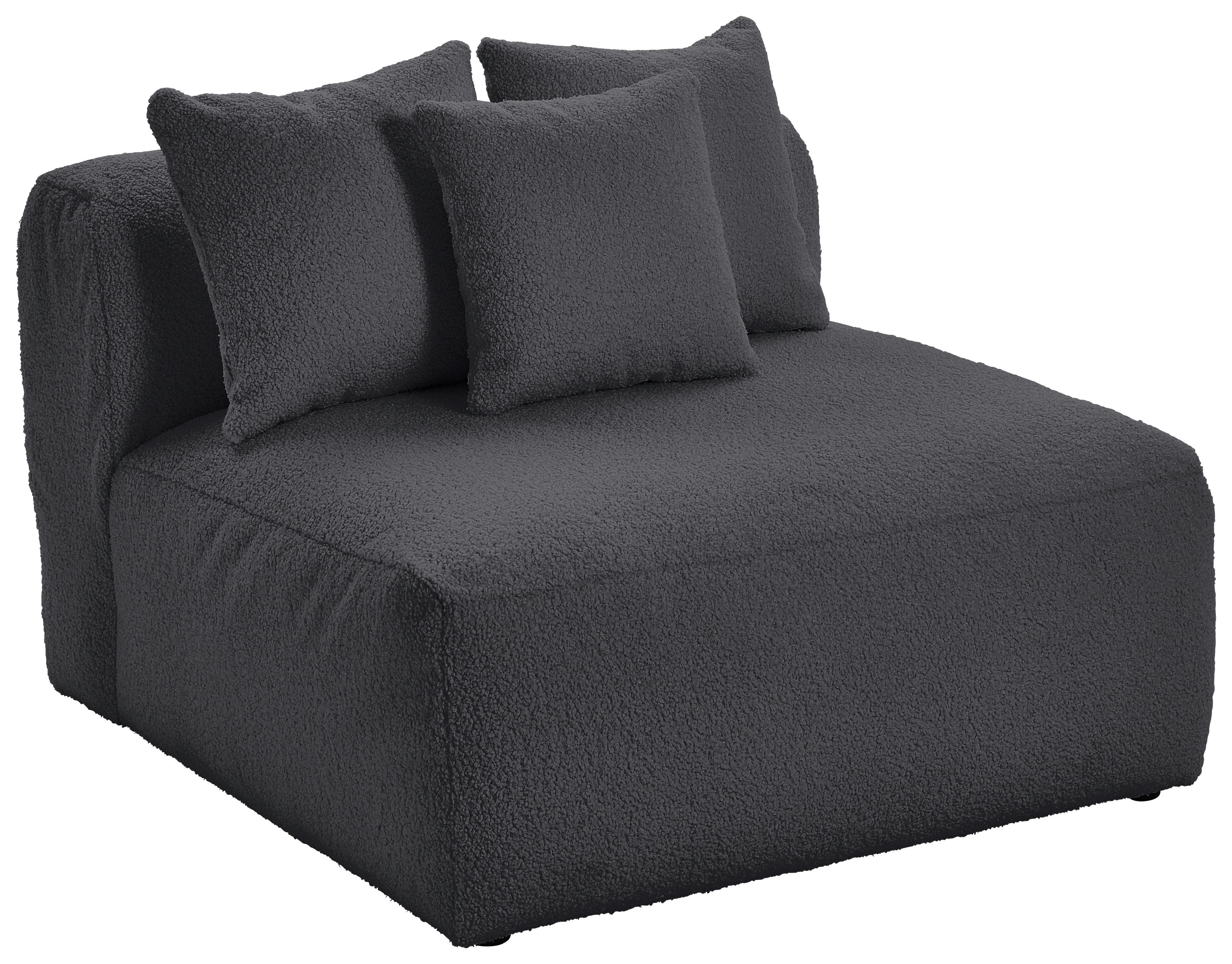 wohnli-moebel-suche-001968012028 Wohnli Möbelsuche - Modul Sofaelement Bloom Dunkelgrau