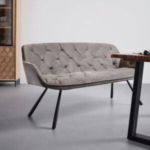 wohnli-moebel-suche-001971008105-1 Sitzbank in Grau Metall, Textil Mömax Möbel > Bänke > Sitzbänke Grau