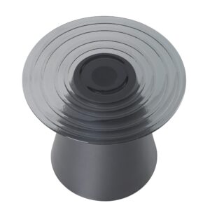Beistelltisch Paul Grau/Schwarz Metall, Glas Mömax Möbel > Tische > Beistelltische > Beistelltische Metall Grau