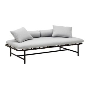 Gartenliege Norah Grau Outdoorstoff/Metall/Kunststoff Metall, Kunststoff, Textil Bessagi Garden Garten & Outdoor > Gartenmöbel > Gartenliegen Grau