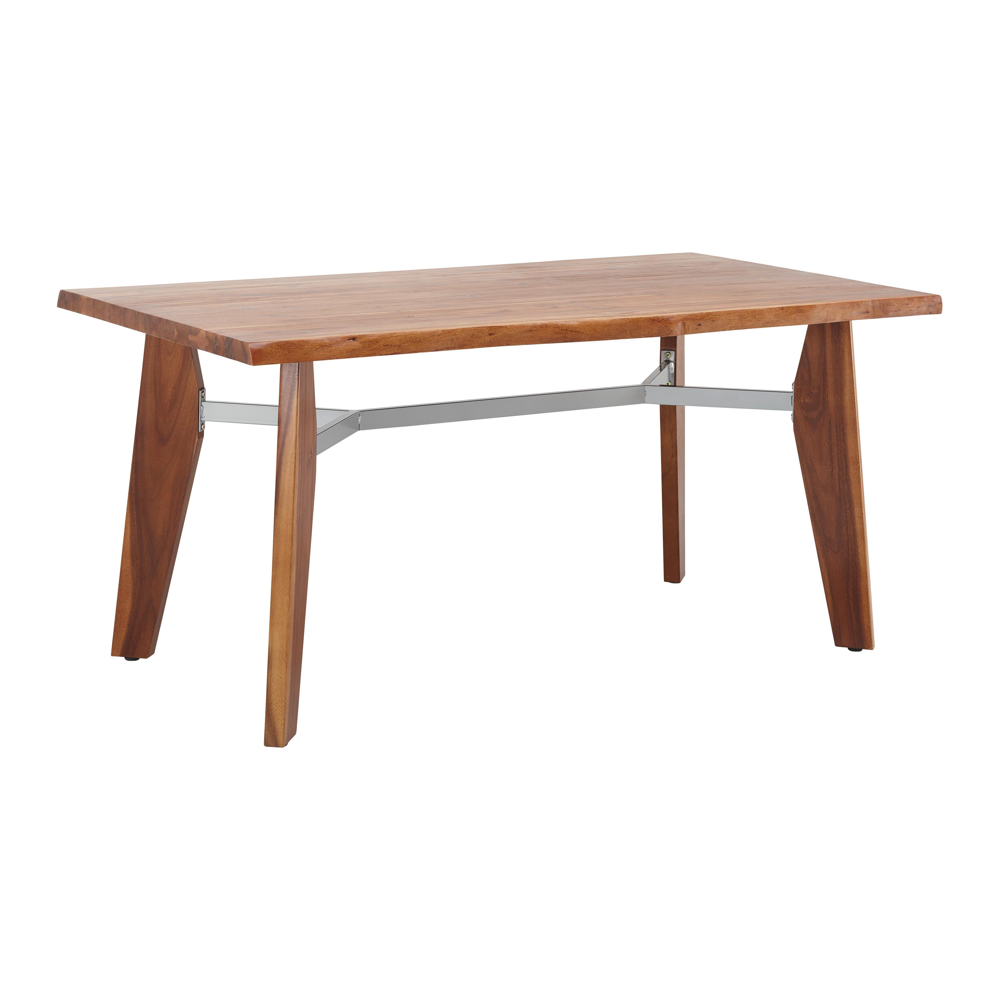 wohnli-moebel-suche-002014008901 Wohnli Möbelsuche - Esstisch Jasper Akaziefarben/ Grau Echtholz ca. 160/90/75 cm