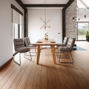 wohnli-moebel-suche-002014008903-1 Esstisch Jasper Akaziefarben/ Grau Echtholz ca. 160/90/75 cm Holz, Metall Bessagi Home Möbel > Tische > Esstische > Esstische Holz Grau