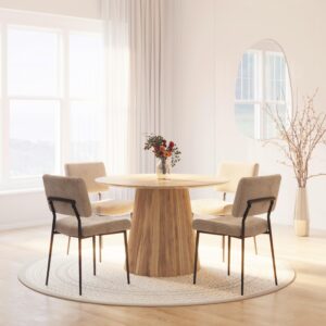 wohnli-moebel-suche-002014018901-1 Esstisch Allegra Akaziefarben Echtholz rund Holz Bessagi Home Möbel > Tische > Esstische > Esstische Holz Braun