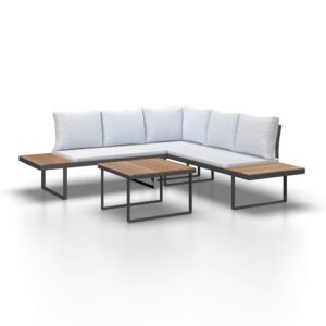 wohnli-moebel-suche-002014021902-1 Loungegarnitur Elia Hellgrau Outdoorstoff/Metall/Holz Holz, Metall, Textil Bessagi Garden Garten & Outdoor > Loungemöbel > Loungegarnituren Grau