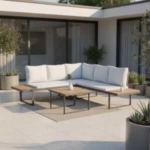 wohnli-moebel-suche-002014021902 Wohnli Möbelsuche - Loungegarnitur Elia Hellgrau Outdoorstoff/Metall/Holz