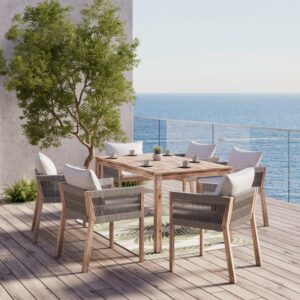 wohnli-moebel-suche-002014022001 Wohnli Möbelsuche - Gartenset Aldina Steingrau Holz/Outdoorstoff