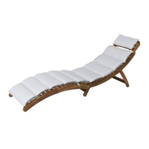 Gartenliege Natalie Beige Holz/Textil Holz, Textil Mömax Garten & Outdoor > Gartenmöbel > Gartenliegen Beige