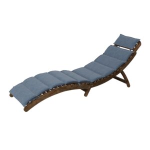 Gartenliege Natalie Grau/Holzfarben Holz/Textil Holz, Textil Mömax Garten & Outdoor > Gartenmöbel > Gartenliegen Grau